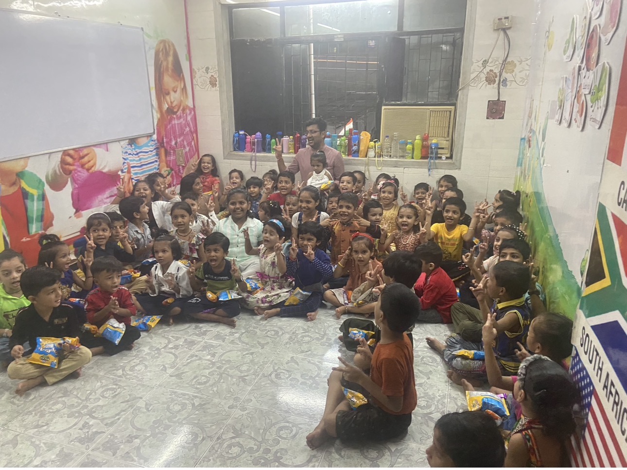 Pre-primary activity and snack time